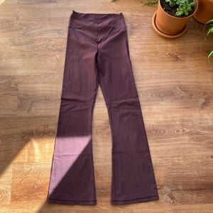 BS pink crop flare legging